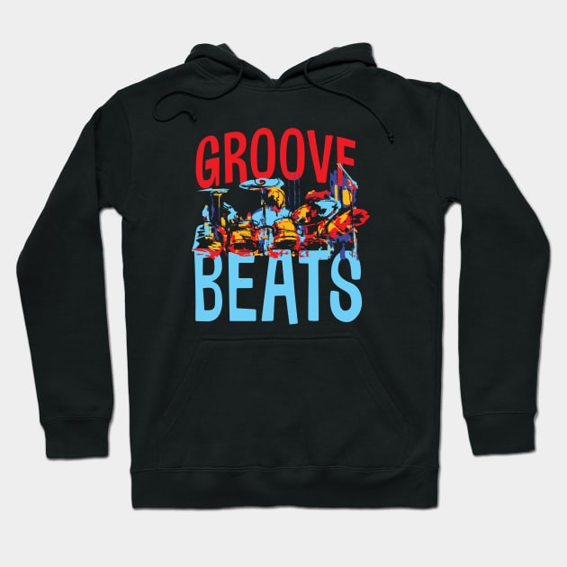 Funky drummer Hoodie by jazzworldquest